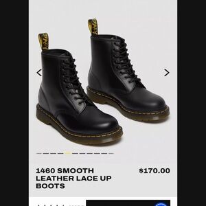 Dr. Martens 1460 Smooth Black Boots